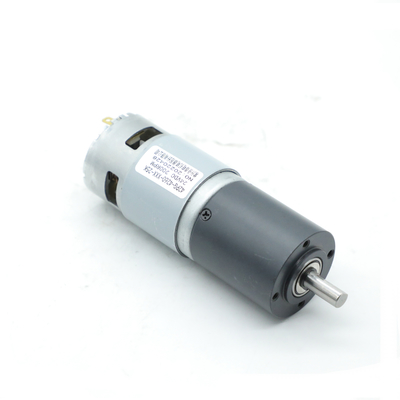 ซื้อ กระปุกเกียร์ 24V DC Brush Gear เครื่องยนต์ เสียงรบกวนต่ำ NEMA 17 42mm 1:25 200Rpm 0.75A online manufacture