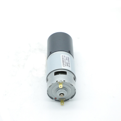 ซื้อ เสียงรบกวนต่ำ NEMA 17 24V DC แปรงเกียร์ เครื่องยนต์ 42 มม. พร้อมกระปุกเกียร์ 1:36 138 รอบต่อนาที 0.75A online manufacture