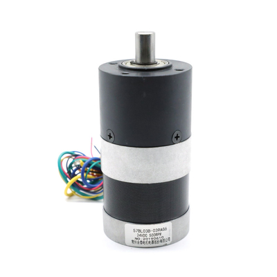 ซื้อ 57mm nema23 ประสิทธิภาพสูงแรงบิดสูง dc เกียร์มอเตอร์แบบไม่มีแปรงสำหรับเครื่องหยอดเหรียญ online manufacture