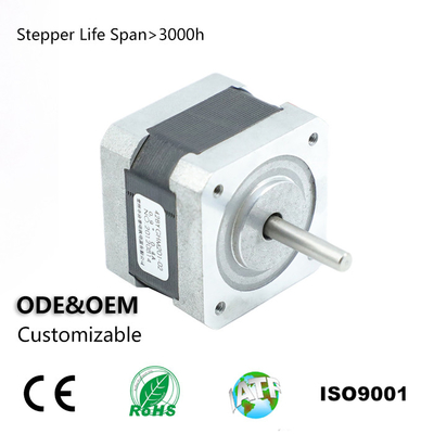 ซื้อ Nema17 42BYGHM Series ไฮบริดสเต็ปเปอร์มอเตอร์ 42 มม. 11.2V 0.4A online manufacture