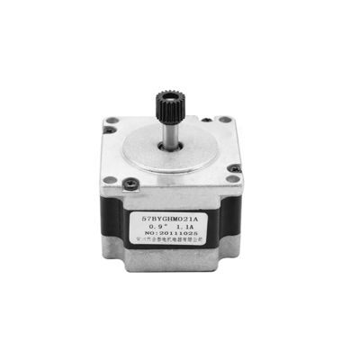 ซื้อ มอเตอร์ขั้นตอนไฮบริดแรงบิดสูง 41 มม. Nema 17 0.35nm 280 oz stepper motor 57BYGHM021A online manufacture
